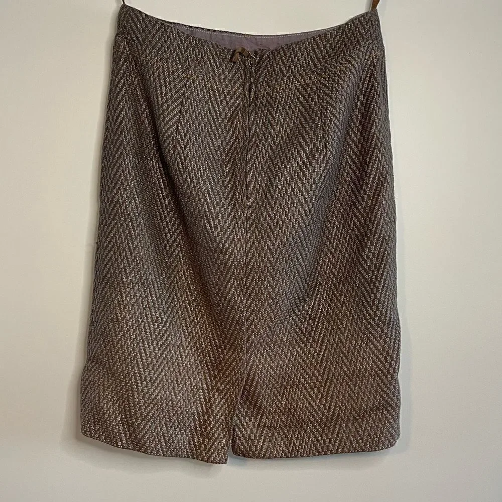 Maeve Textured Pencil Skirt